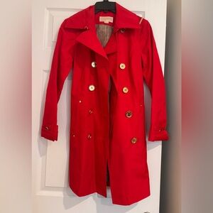 Michael Kors Red Rain Jacket